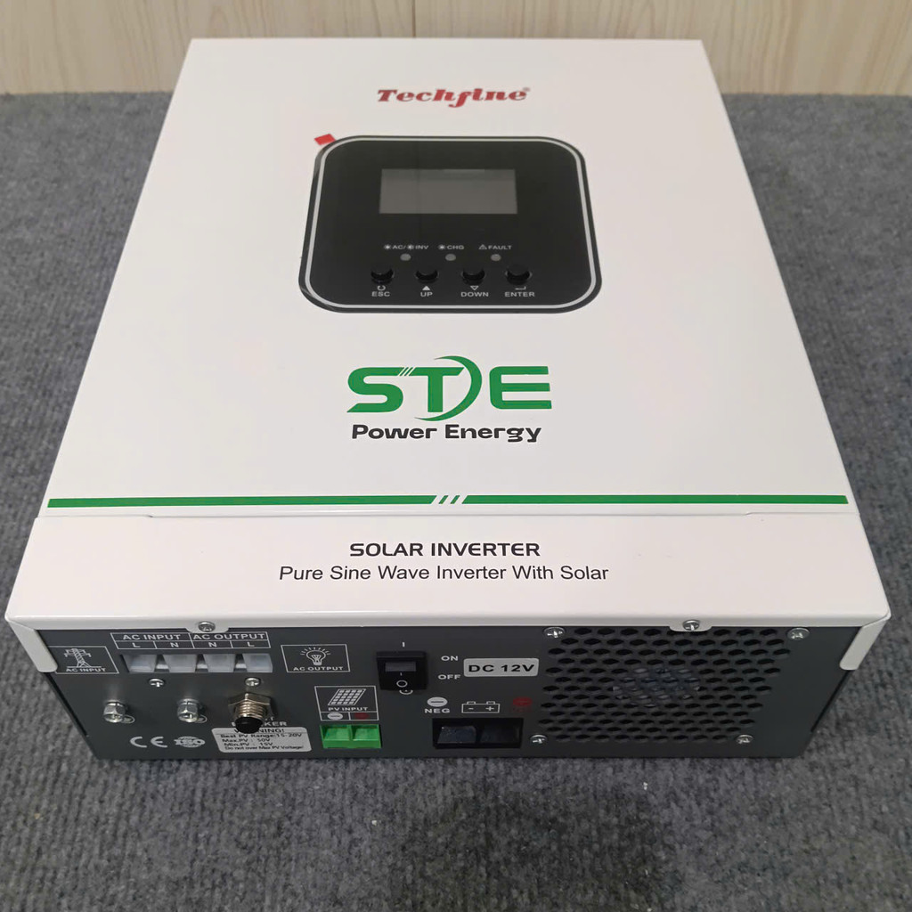 BIẾN TẦN  Techfine Solar Inverter 12V 1.2KW /1500VA- MODEL STE1512AP - SOYER TECH