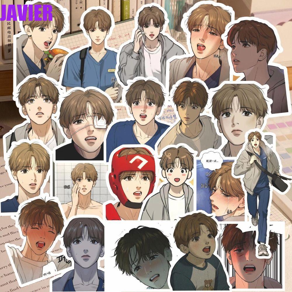 JAVIER Hàn Quốc BL Manwha Jinx Sticker, BL Manwha Joo Jaekyung Joo Jaekyung Joo Jaekyung Manga Dán, 