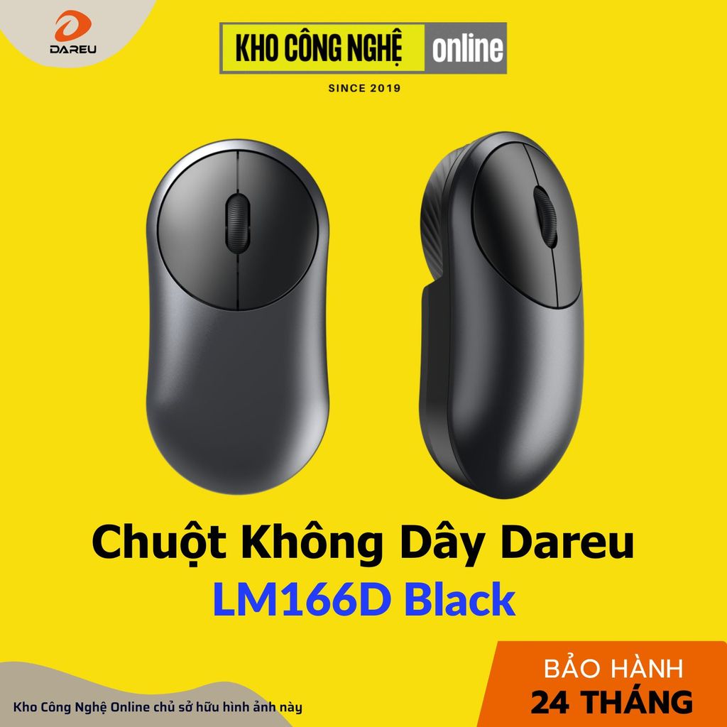 Chuột Dareu LM166D - Black (Hàng Chính Hãng)