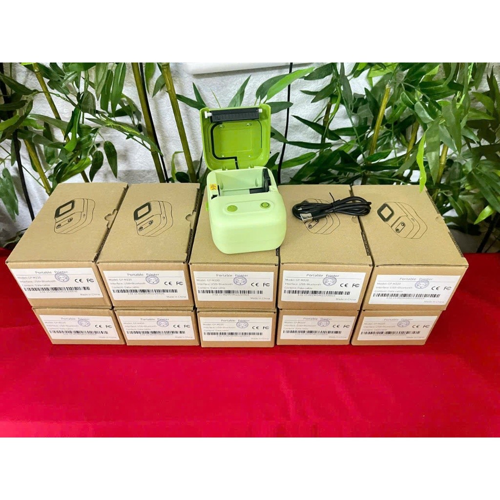 Máy in nhãn di động M220, Bluetooth, in qua app,