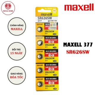 Pin đồng hồ Maxell 377 SR626SW dành cho đồng hồ dùng pin 377 / SR626SW / AG4 / LR626W (Loại tốt - Giá 1 viên)