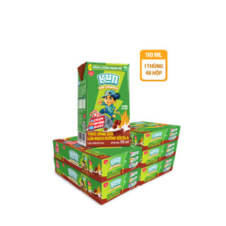  Combo 5 thùng Sữa lúa mạch KUN vị socola 1 thùng 48 hộp x 110ml 180ml 