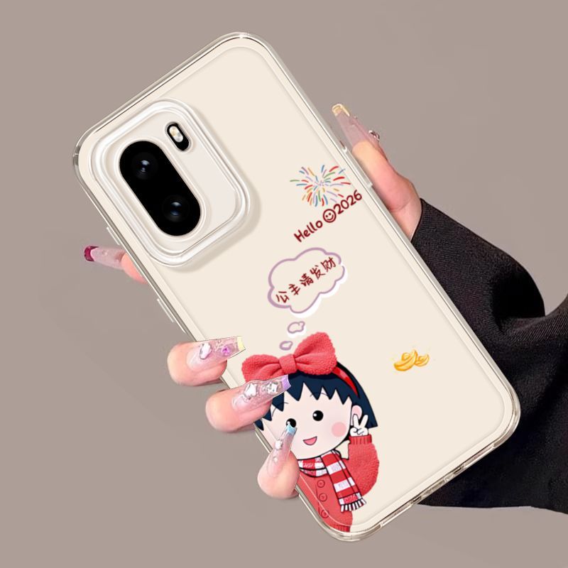 Nhỏ Maruko 2026 Thích Hợp OnePlus ace6 Ốp Điện Thoại Phong Cách Mới 1Plus ace5 Phiên Bản Đua Xe Tron