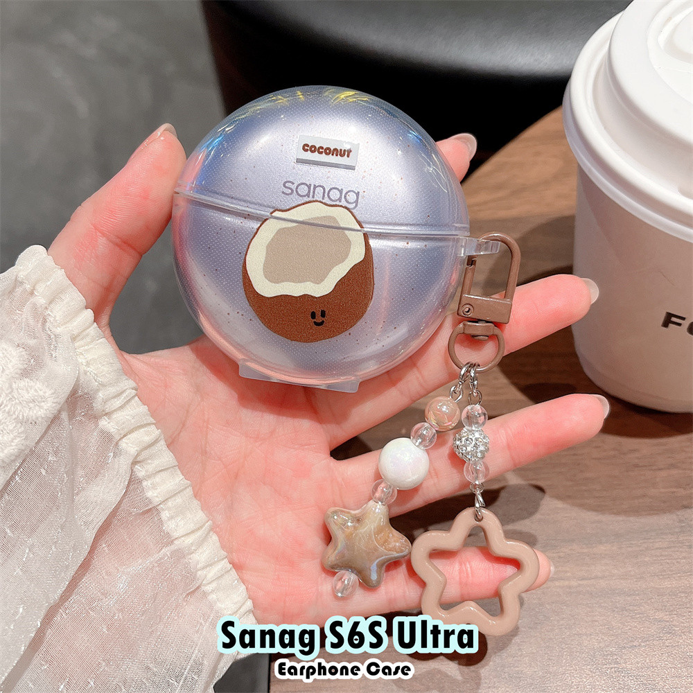 [Bộ sưu tập] Dành cho Vỏ Sanag S6S Ultra Vỏ tai nghe silicon mềm DIY Creative Cat NO.1