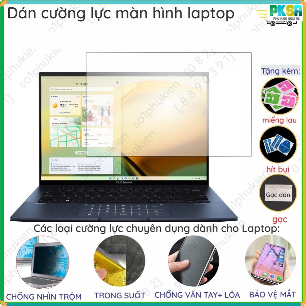 Dán cường lực cho Asus Zenbook 14 UX3402VA UX3402ZA UX3402 S UX5406 Flip UX461 16 S16 UM5606 OLED UM