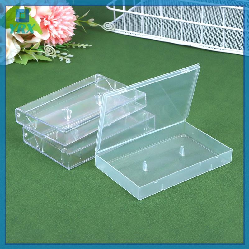 YRX 1 Băng Cassette Trong Suốt Hộp Bảo Quản Âm Thanh Từ Tính Ghi Băng nk Hộp Chống Bụi.