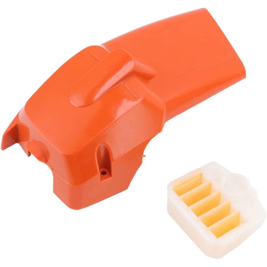 TOPINCN Vỏ xi lanh cưa xích và bộ lọc không khí, Vỏ lọc không khí lắp ráp Vỏ xi lanh động cơ Phụ tùng thay thế cho 340 345 350