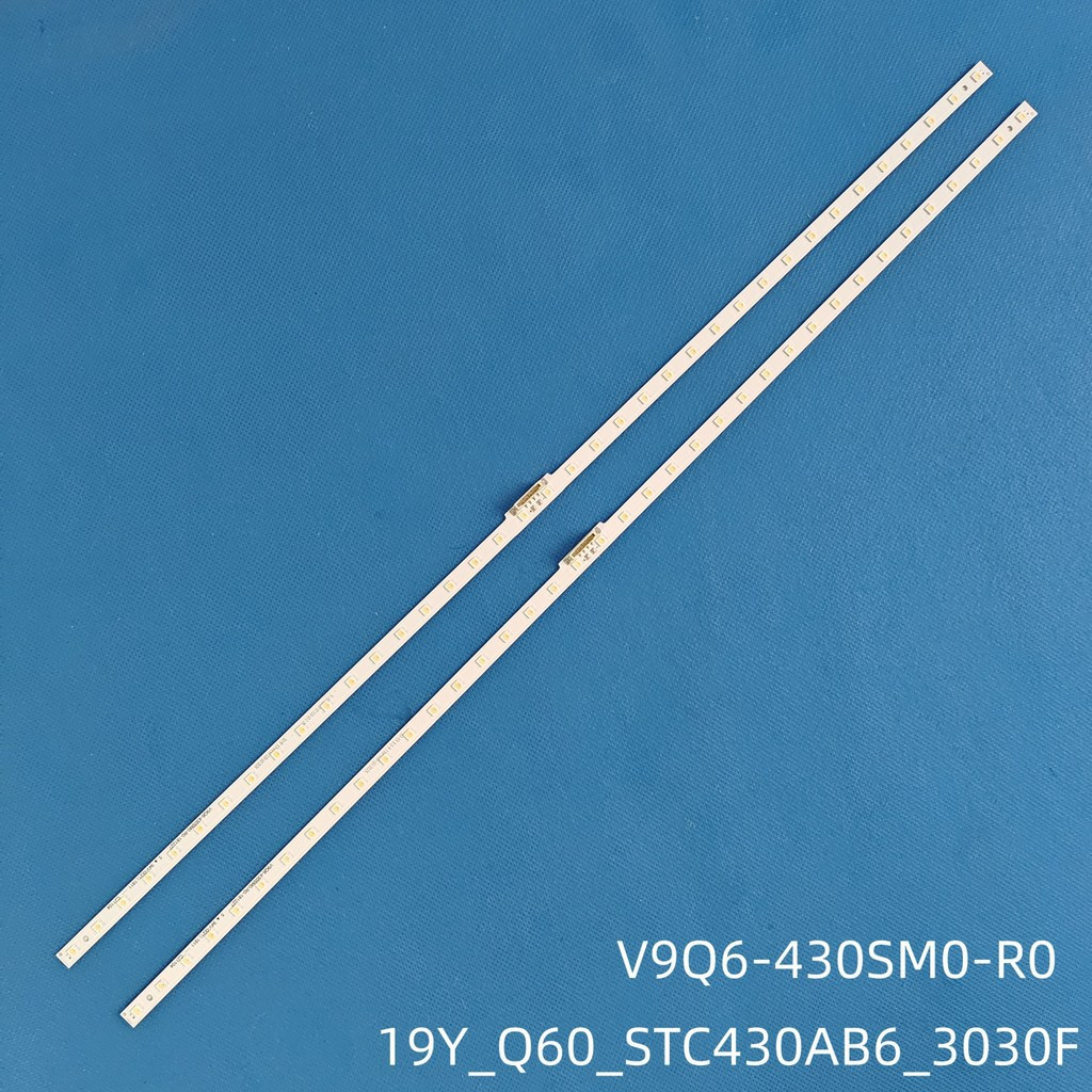 (MỚI) SAMSUNG TV LED BAR 43Q60 43Q65 19Y _ Q60 _ STC430AB6 _ 3030 BỘ MỚI 2 BARS 38 BALLS 3V