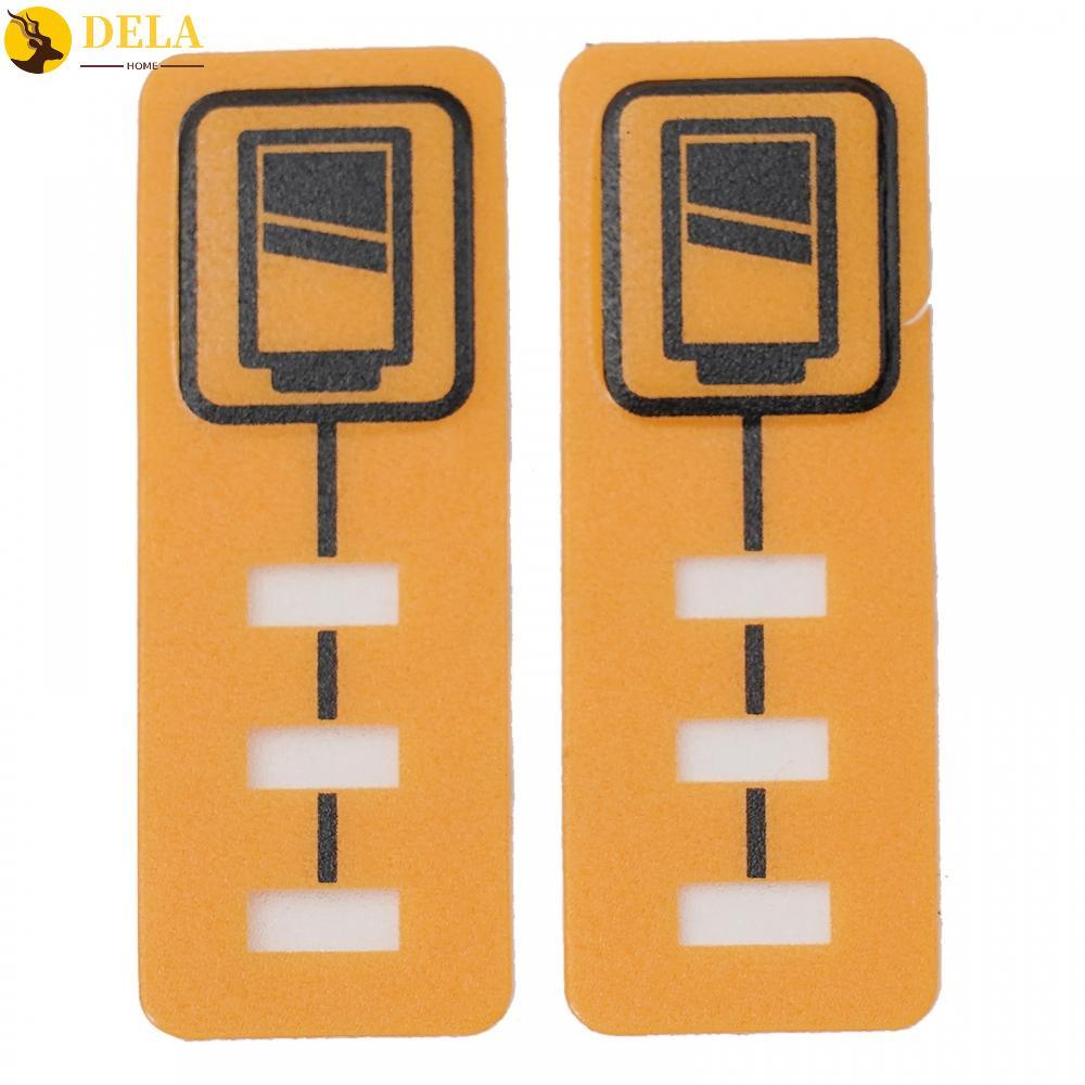 Nhãn dán LED dung lượng pin hoàn hảo phù hợp cho DeWalt 18V DCB140 DCB182 2 CÁI