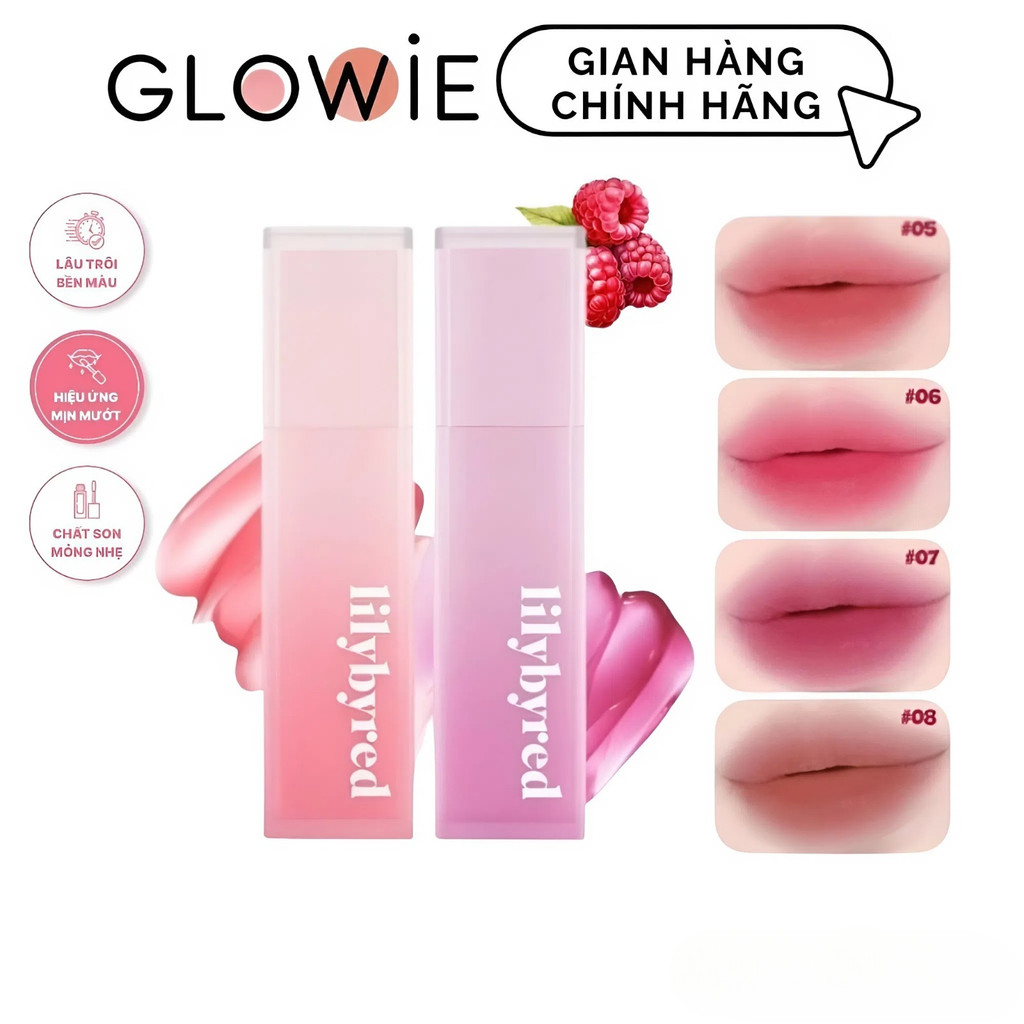 Son Tint Lì Lilybyred Sweet Liar Milky Tint 4g Lâu Trôi Mịn Lì, Dưỡng Ẩm Môi Màu 01 - 08