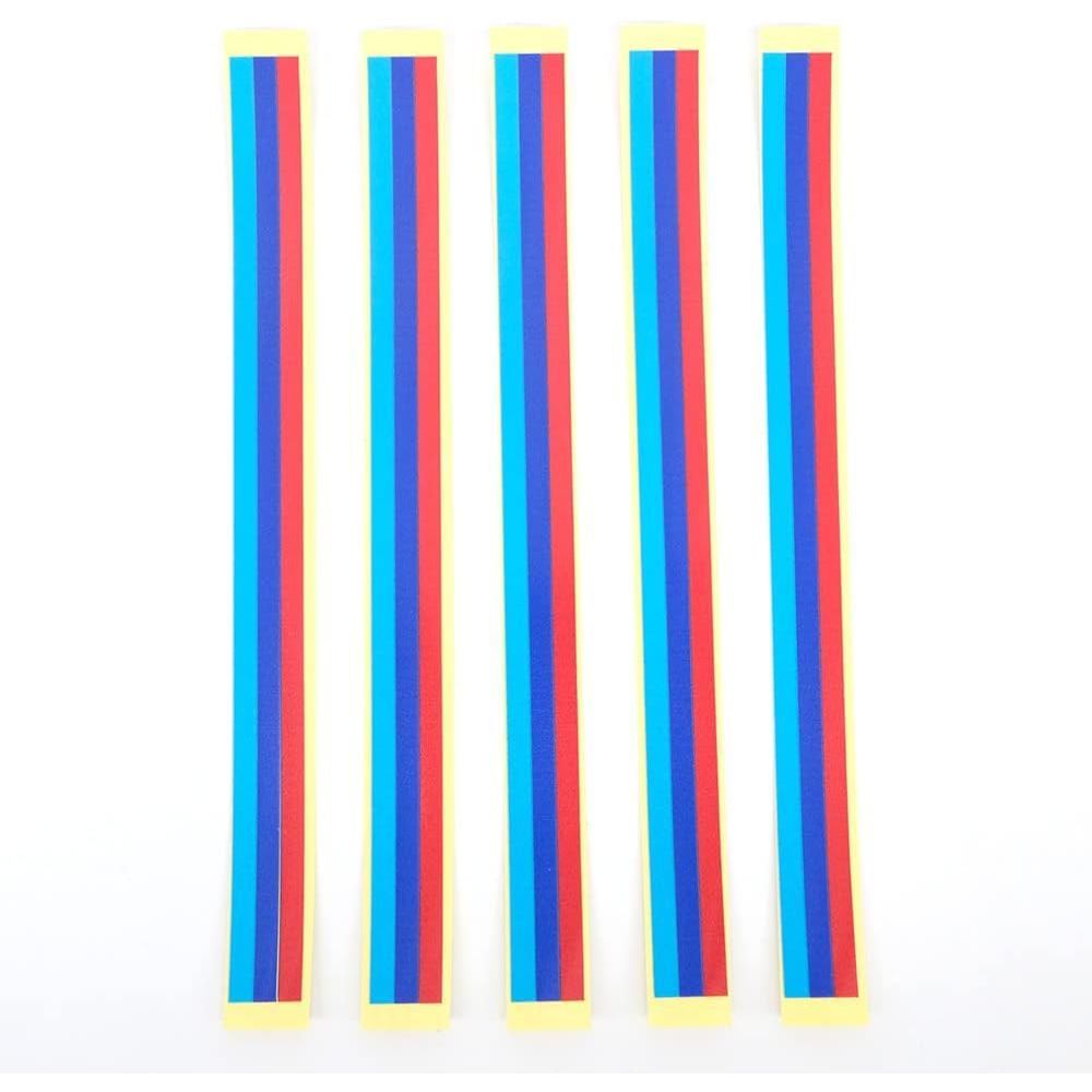 Cho M Color Sport Grille Grill Vinyl Strip Sticker Decal cho BMW / M3 / M5 / E46 / E90 (M Màu)