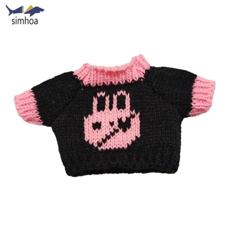 Simhoa Baby Three búp bê Áo len ngắn tay hình , Làm búp bê của bạn, Baby Three phụ kiện búp bê