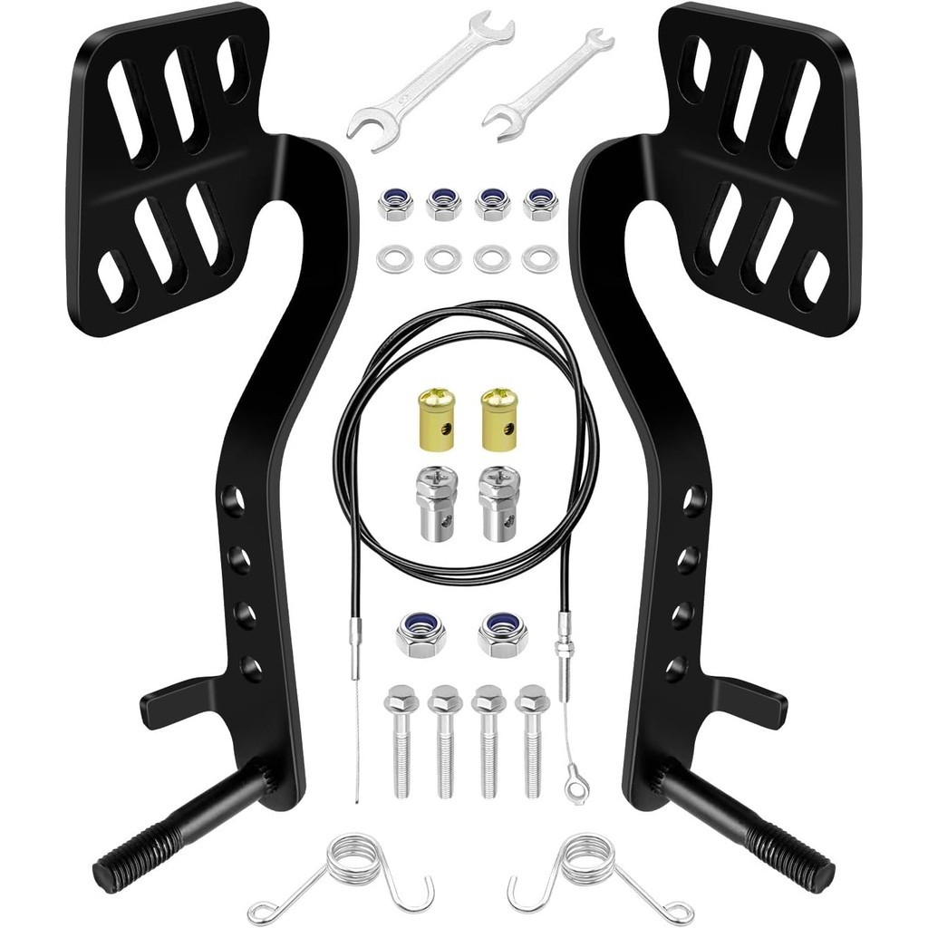 Bộ bàn đạp ga phanh Go Kart với cáp ga 71 "Phù hợp cho Predator 212 cc 196 cc 6.5 hp Road Rocket Azu