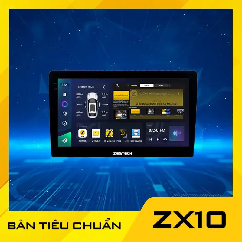 Màn hình android zestech zx10 bản tiêu chuẩn ,bản cao cấp,bản giới hạn không camera 360 new 2025