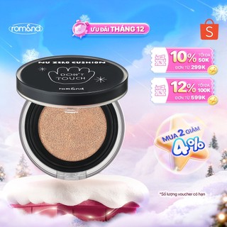   Romand X Inapsquare  Phấn nước che phủ Romand Nu Zero Cushion 15g 