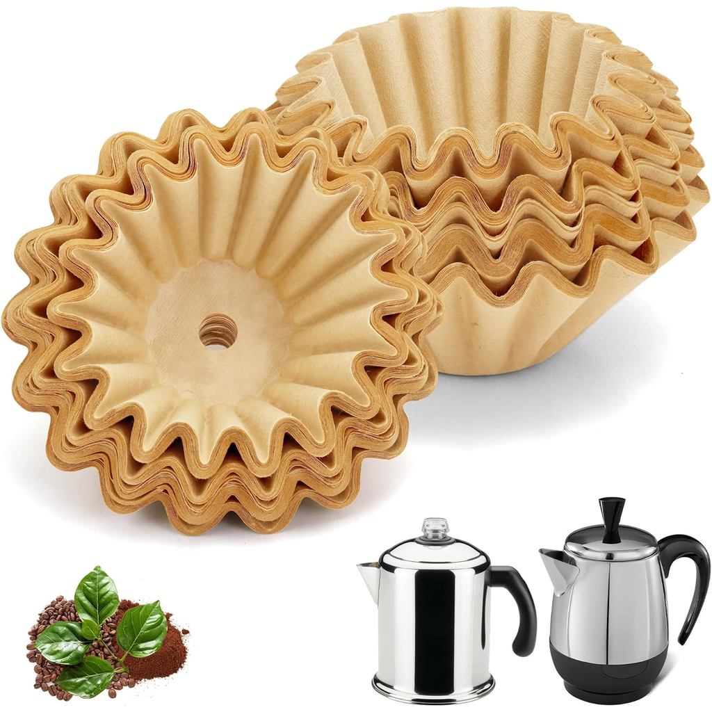 Bộ lọc cà phê Percolator Tương thích với Máy pha cà phê Farberware, 150 chiếc Bộ lọc đục lỗ dùng một