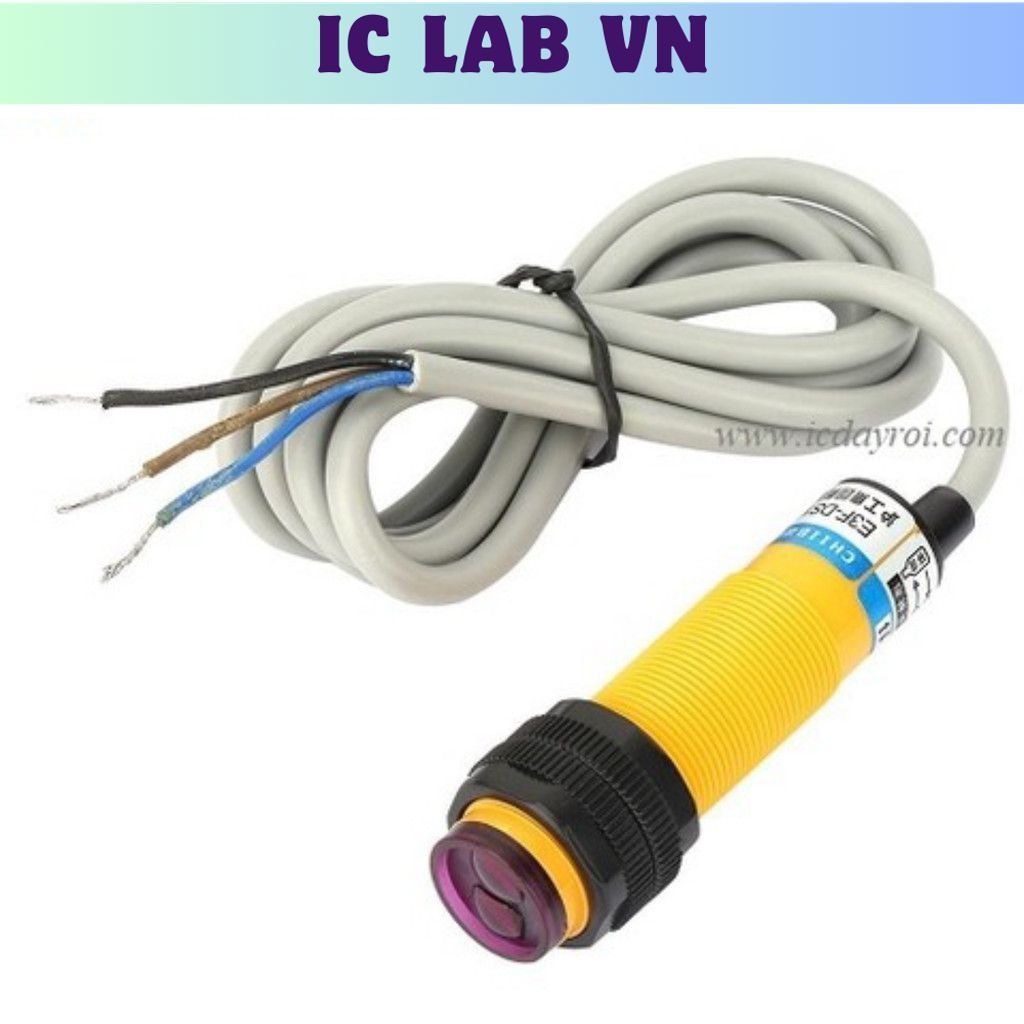 Cảm Biến Vật Cản Hồng Ngoại E3F-DS10P1 PNP 10CM DC6-36V Ic Lab VN