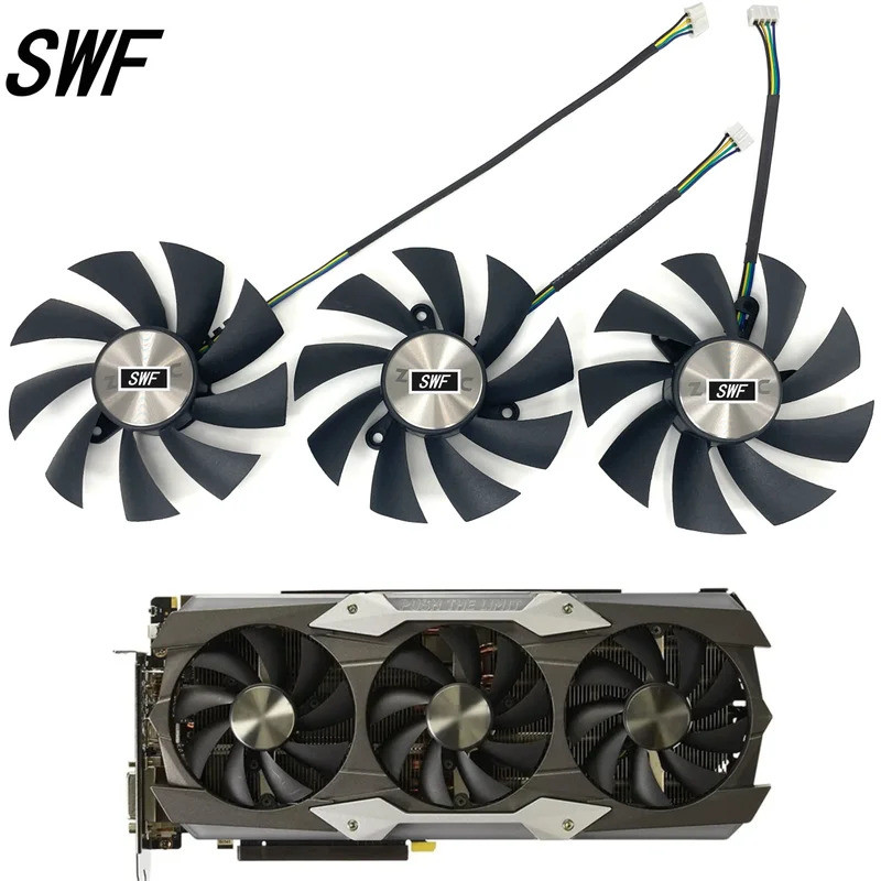 GA92S2U DC12V 0.46A cho ZOTAC GTX1080Ti AMP EXTREME GTX 1080 Ti Core Edition card đồ họa Quạt làm má