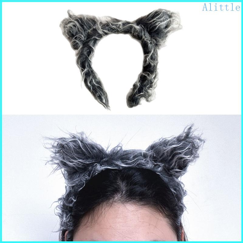 Alia Co Giãn Tai Sói Phụ Kiện Tóc Cho Trang Phục Tiệc Sự Kiện Halloween