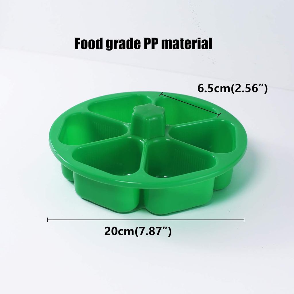 6 Khoang Tam Giác Khuôn Sushi Onigiri Rice Ball Press Maker Chống Dính Sushi Maker Dụng Cụ Cho Rong 