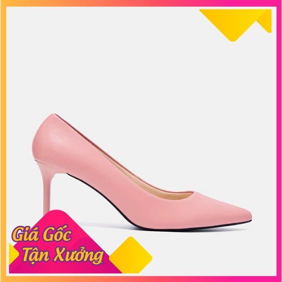 Giày Cao Gót Nữ 9cm Thời Trang JUNO Mũi Nhọn
