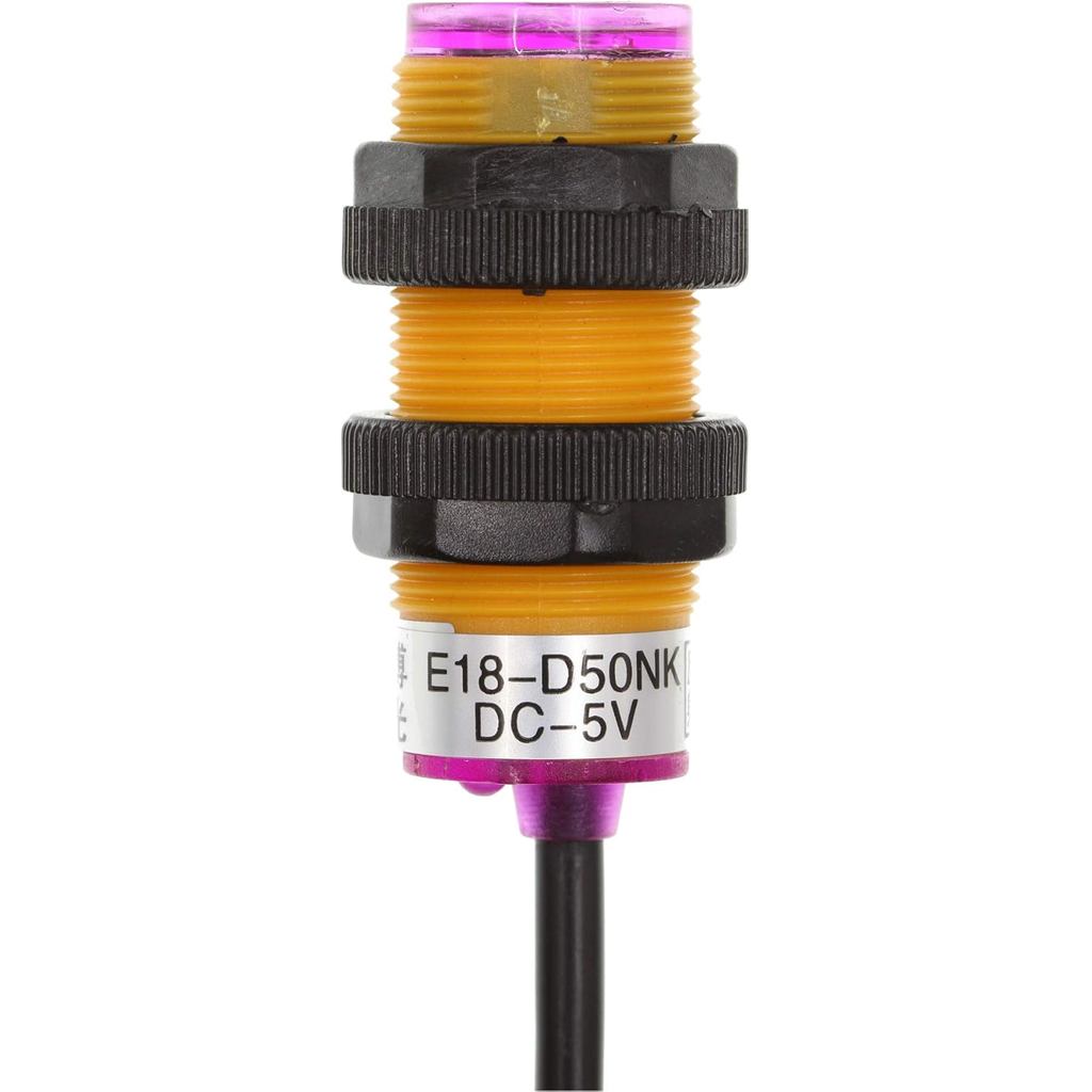 1 Chiếc E18-D50NK DC 5V Loại Phân Tán Cảm Biến Tránh chướng ngại Vật Hồng Ngoại Công Tắc Quang Điện 