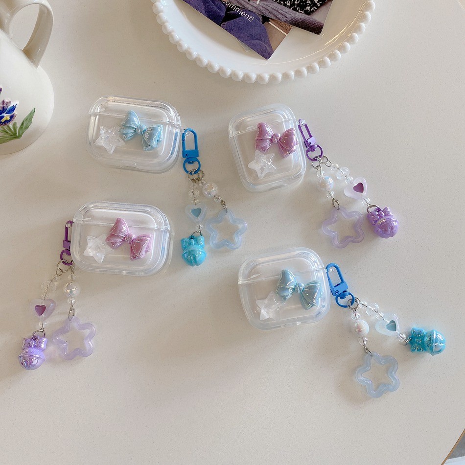 Vỏ tai nghe trong suốt thời trang cho Beats Solo Buds Case cho Beats Studio nụ bao gồm vỏ silicon mề