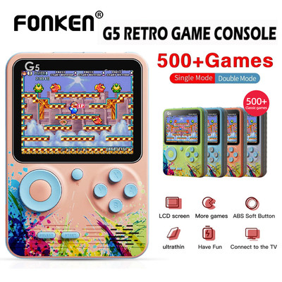 Máy chơi Game Fonken Mini Retro – Máy chơi Game cầm tay 500 trong 1