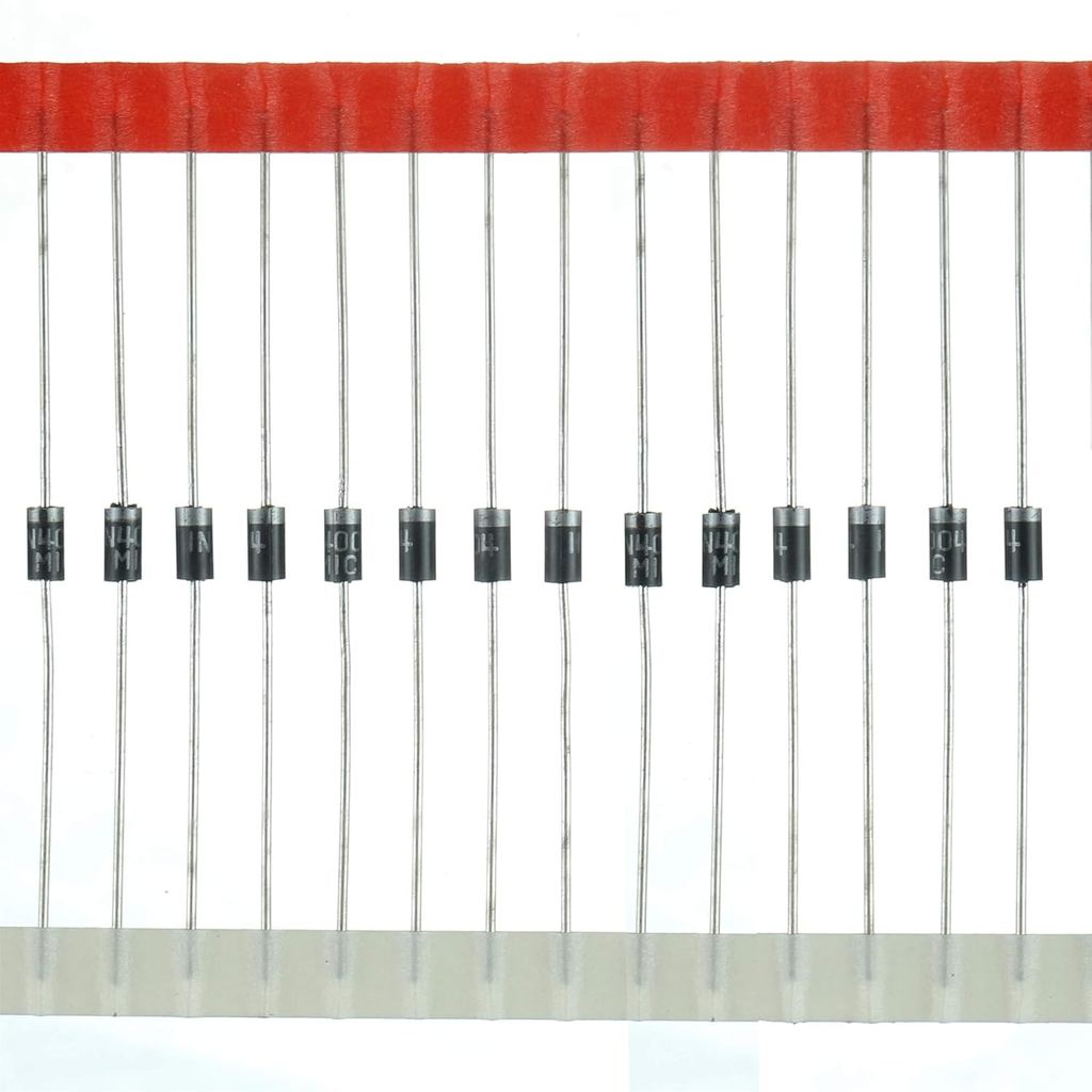 Diode chỉnh lưu BOJACK 1N4004 1 A 400 V DO-41 Axial 4004 1 amp 400 Volt Điốt Silicon điện tử (Gói 12