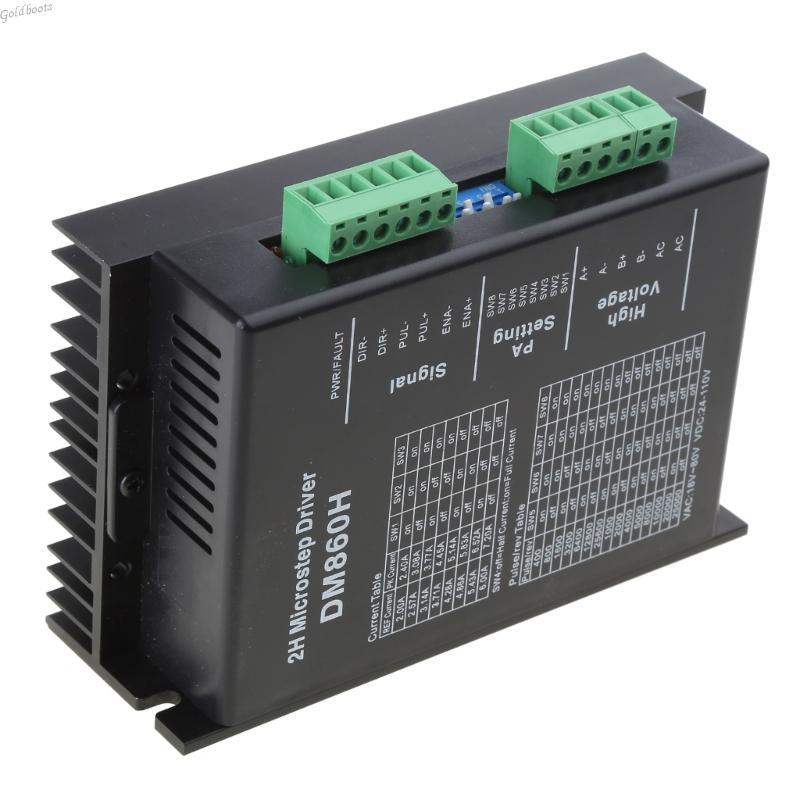GB Stepper Motor Driver Cintroller DM860 DM860H Microstep Động cơ bước không chổi than