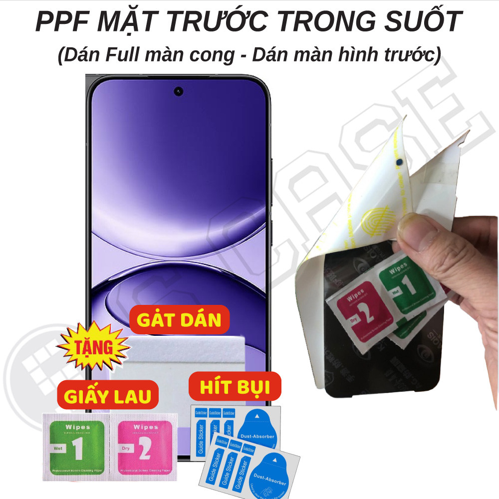 Dán PPF Full Màn Trong Suốt Cho Xiaomi Redmi Turbo 3/ Redmi Turbo 4 Pro/ Turbo 4