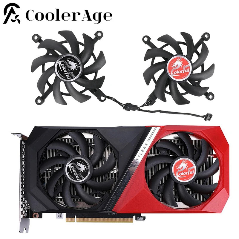Mới 85MM Quạt Làm Mát Thay Thế Cho Nhiều Màu Sắc GeForce RTX 3060 Ti RTX3060 NB DUO 12G V2 L-V Đồ Họ