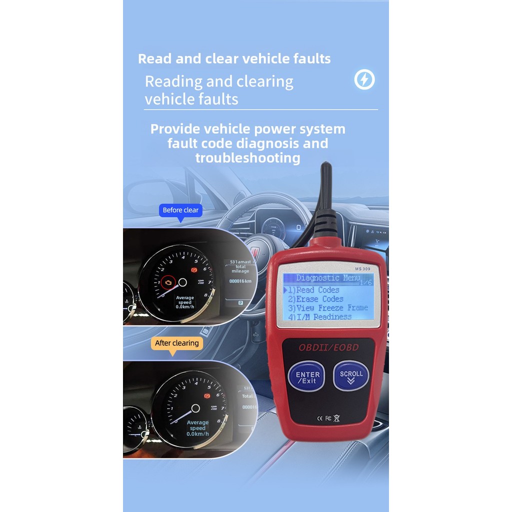 Đầu đọc mã ô tô MS309