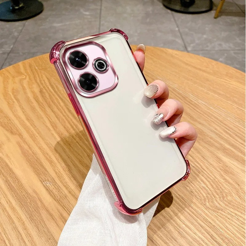 Ốp điện thoại HonorX5CPlus Mạ trong suốt mềm trong suốt cho Honor X5C Plus X5CPlus X5C + X 5C X5 C Ố