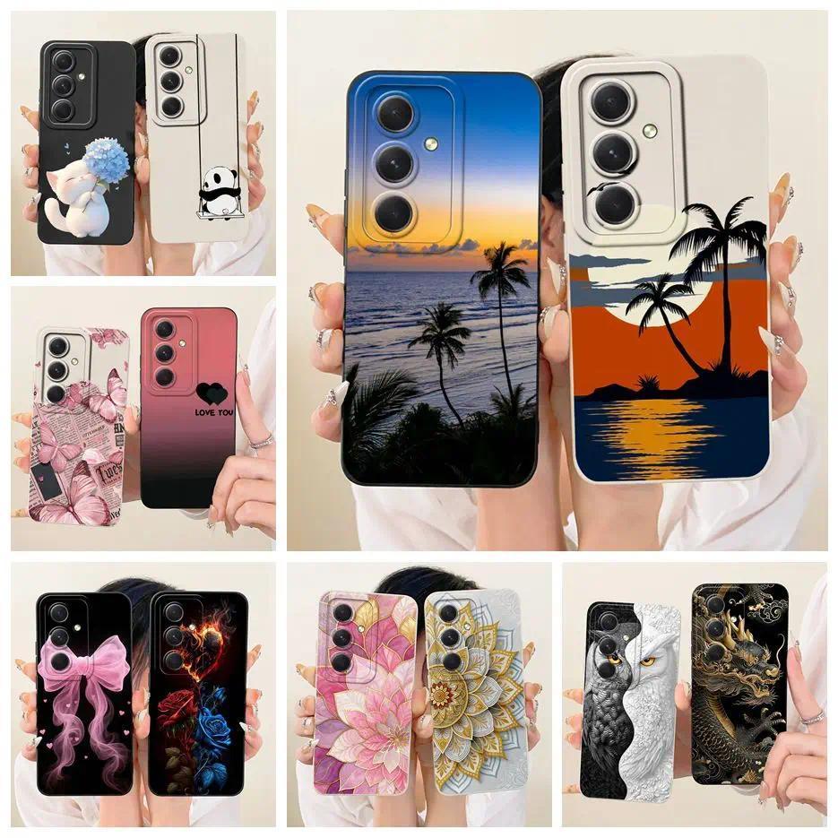 Dành Cho Samsung Galaxy M15 Ốp Lưng SM-M156B Phong Cách Kẹo Sơn Vỏ Điện Thoại TPU Mềm Cho Samsung M1