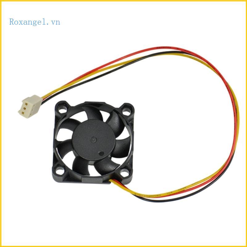 ROX 4010 40x40x10 Quạt 3Pin 3 Dây 12V Máy Làm Mát Không Chổi Than Cho Vỏ PC Và Điện Tử