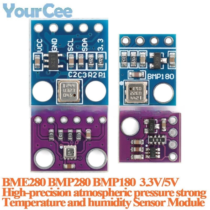 BME280 BMP280 BMP180 5V 3.3V Kỹ Thuật Số Nhiệt Độ Và Độ Ẩm Cảm Biến Áp Suất Khí Quyển Mô Đun Nhúng N