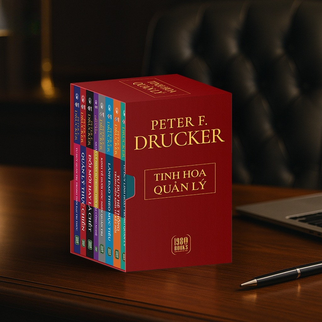 Box 8 Cuốn Tinh Hoa Quản Lý (Peter Drucker) (1980 Books)