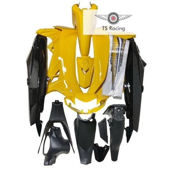 Dàn áo sirius 110 - sirius 50 - vàng đen - tặng team 3 lớp