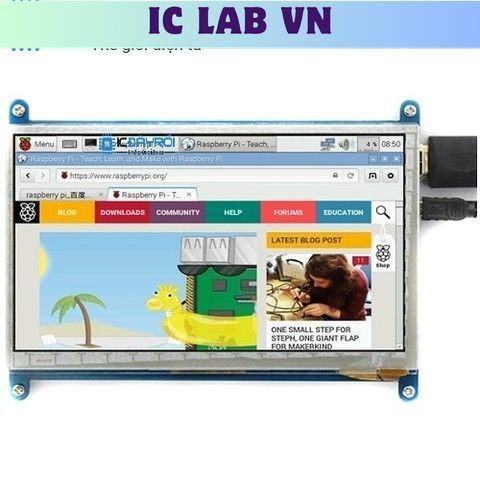 Màn Hình Raspberry Pi 3 7 Inch 800X480 Ic Lab VN