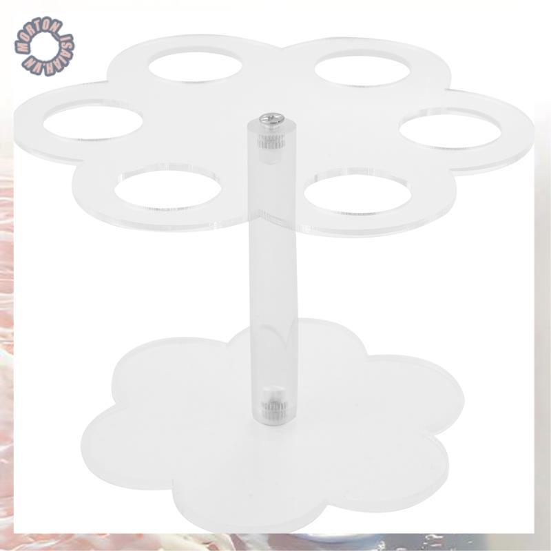 [VNG3] 1 Cái Giá Đỡ Kem Acrylic 6 Lỗ Trong Suốt