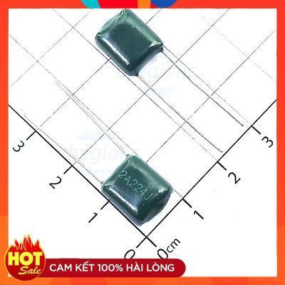 [20 Cái]- Tụ Kẹo Xanh 220nF 100VDC 2A224J-CL11 ChipViet Store