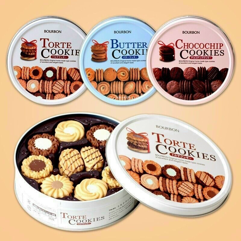 Bánh Quy Bơ Bourbon Butter Cookies Nhật Bản 300g – Hộp Quà Bánh Cookies Cao Cấp