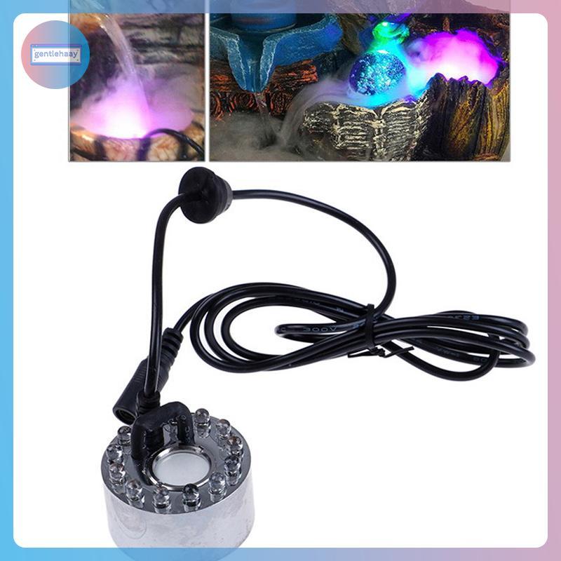 GG Halloween LED Đài Phun Nước Ao Fogger Mini Mist Maker Fogger Pond Garden Máy Phun Sương Cho Hallo