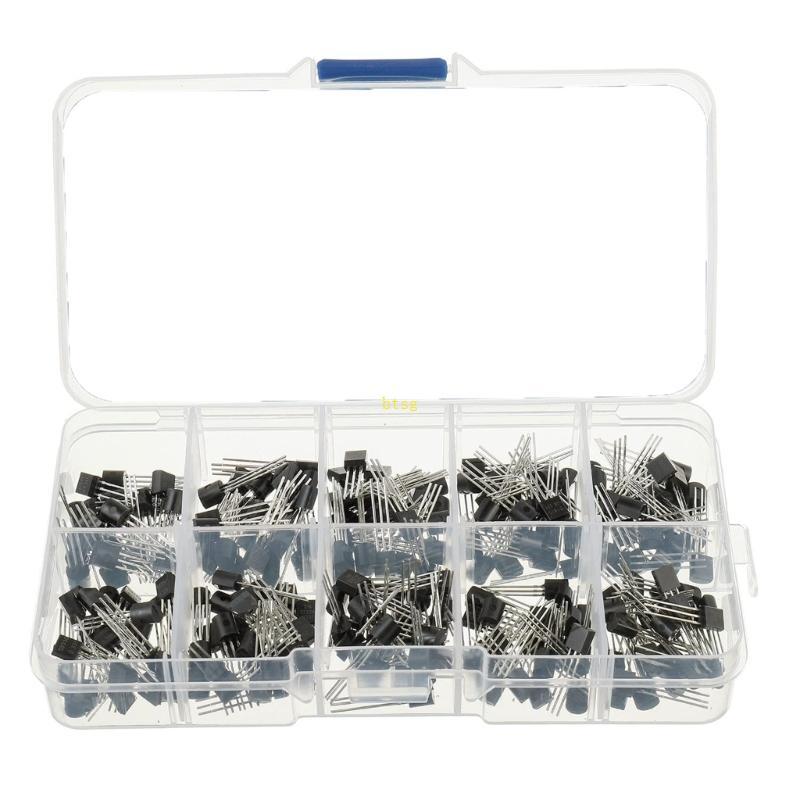 Btsg Đa Năng 250 PNPs NPN Transistor Bundle A1015 BC327 BC337 C1815 Cho PCBs