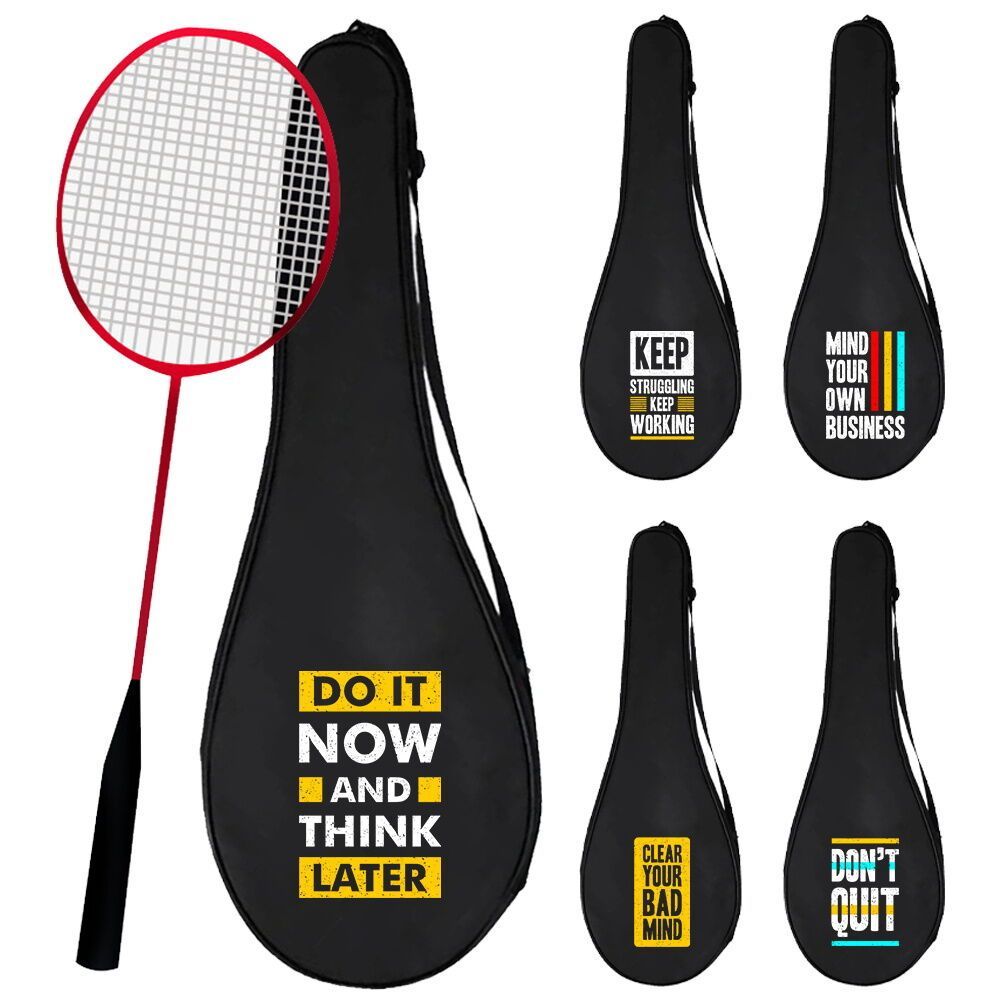 Outdoor carrying  Trendy Single shoulder crossbody Portable  Badminton racket bag Zipper design phra