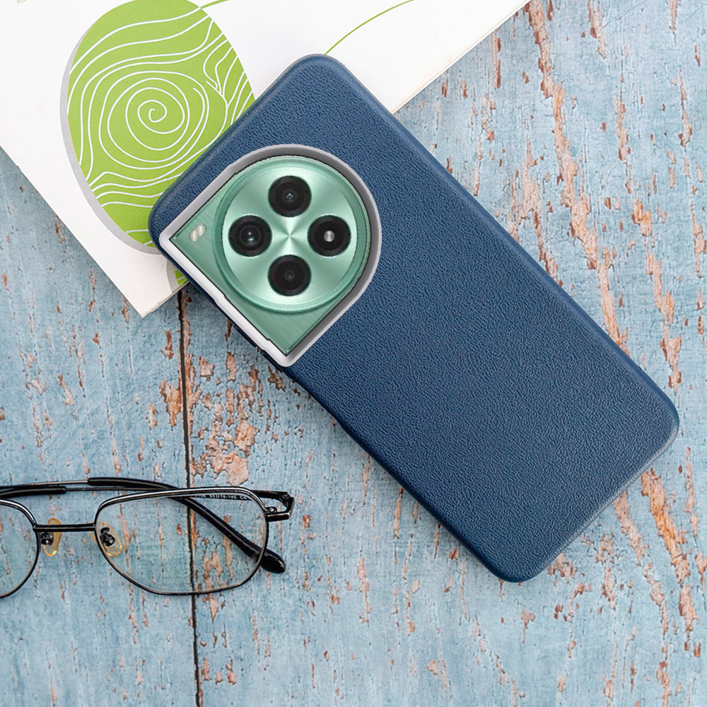 Ốp Điện Thoại Giả Da Cao Cấp Cho OnePlus Ace 3 Pro PJX110 Cao Su Nâng Camera Viền Cổ Điển Màu Sắc Ba