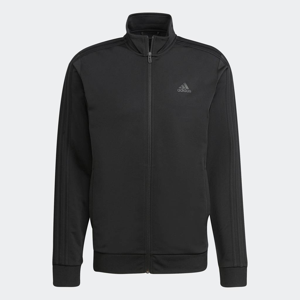 adidas Phong cách sống Áo Track Jacket Khởi Động 3 Sọc Essentials Nam Đen H46101