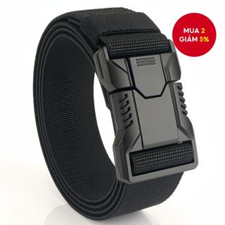  Thắt lưng có thể điều chỉnh nhanh cho nam - Dây đeo thắt lưng ngoài trời thoáng khí bằng Nylon bền bỉ để đi bộ đường dài   chiến thuật 