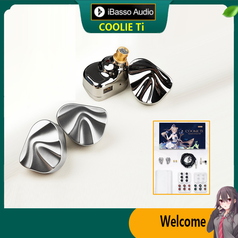 Tai nghe có dây iBasso COOKIE Ti Trình điều khiển năng động IEM HIFI Tai nghe nhét tai 2pin 0,78mm T